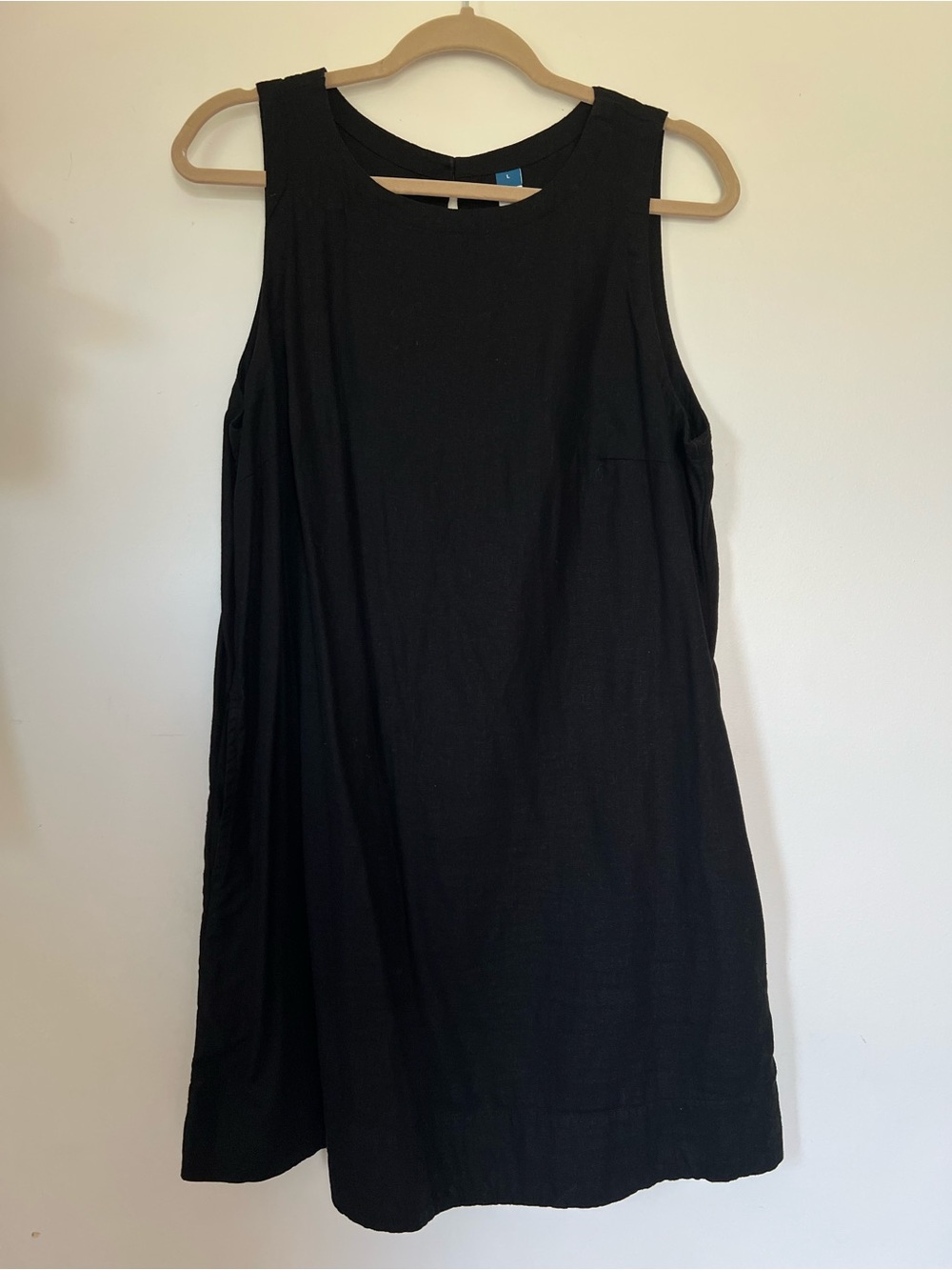 Old navy linen blend sleeveless mini dress